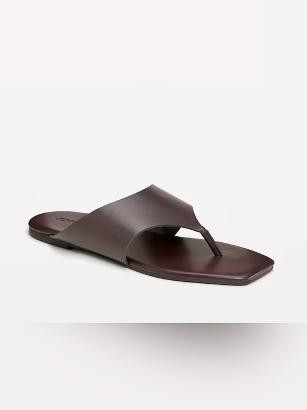 NWT Faux Leather Thong Sandals